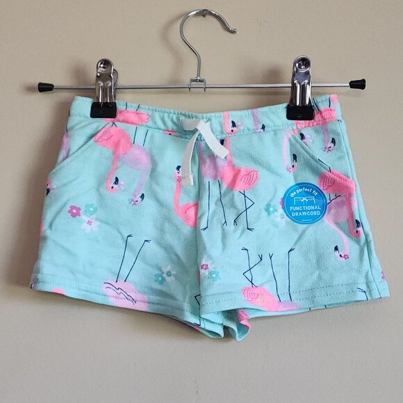 Carter's Baby Girls Flamingo Pull On Pants Mint Green Size 18 Months NWT - Picture 1 of 5